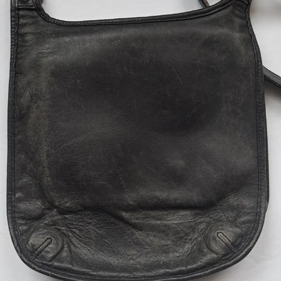 Coach Black Leather Logo Tag Accessory - Picture 6 of 10